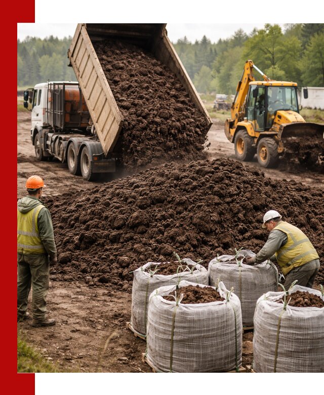 Доставка нейтрального торфа в Североуральске оптом и в розницу