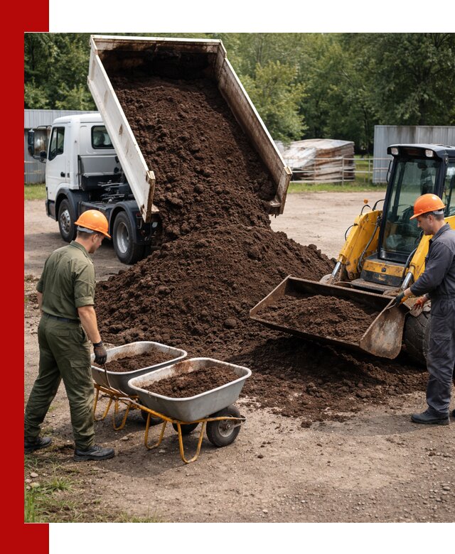 Доставка торфо-земляной смеси в Североуральске для огорода и ландшафта