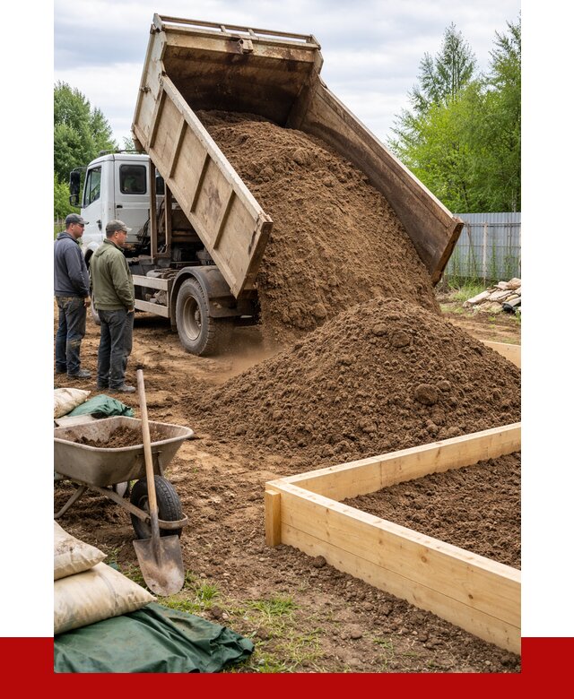 Торфо песчаная смесь в Североуральске с доставкой от 1906 р. | ПРОНЕРУДСву