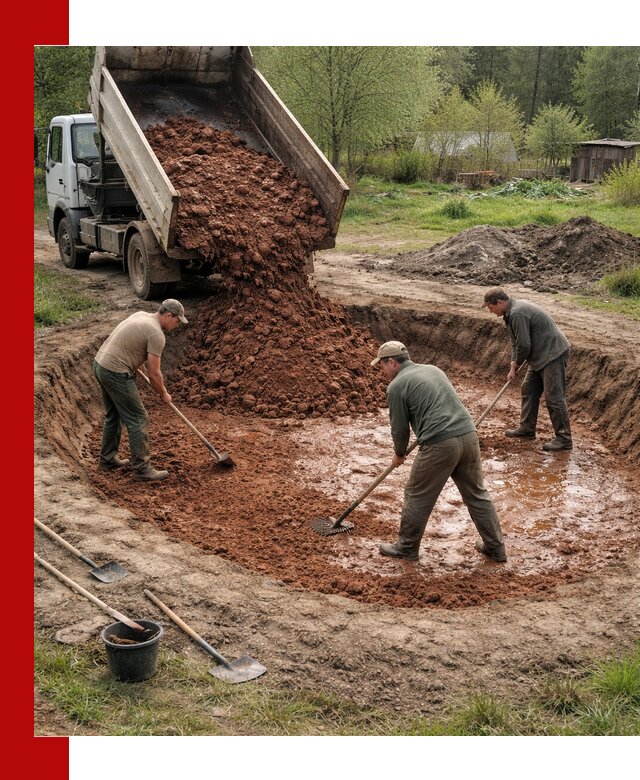 Купить качественную глину для пруда в Североуральске