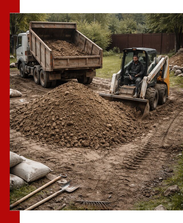 Суглинок для планировки участков в Североуральске с доставкой и выгрузкой