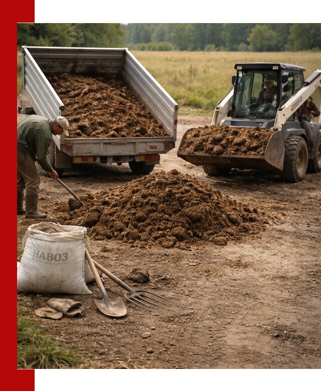 Доставка конского навоза в Североуральске с разгрузкой и доставкой на объект