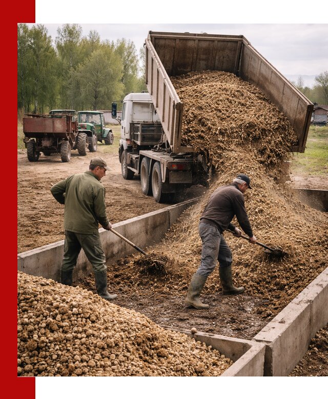 Куриный помет с доставкой в Североуральске оптом и в розницу