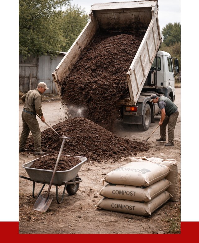 Купить компост в Североуральске от 4326 р. за куб с доставкой | ПРОНЕРУДСву