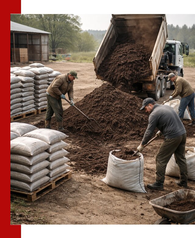 Доставка компоста оптом и в розницу в Североуральске