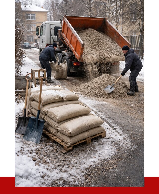 Противогололедные материалы оптом в Североуральске от 4326 р. | ПРОНЕРУДСву