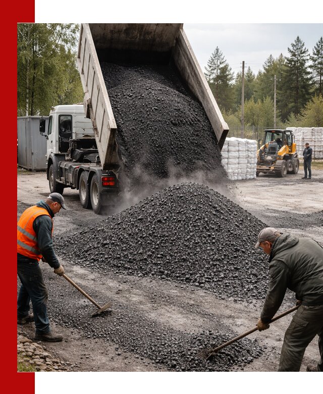 Доставка и продажа асфальтного гранулята в Североуральске