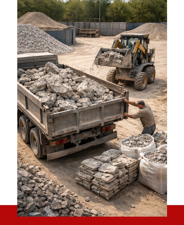 Купить бой бетона с доставкой в Североуральске от 4944 р. | ПРОНЕРУДСву