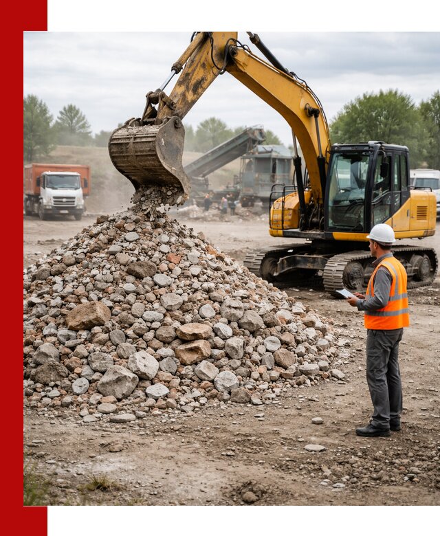 Доставка и вывоз строительного боя в Североуральске