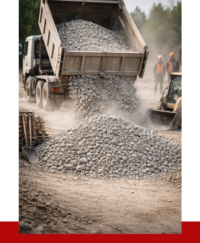 Купить дробленый бетон в Североуральске от 1751 р./куб | ПРОНЕРУДСву