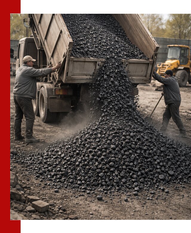 Доставка угля семечка самосвалами в Североуральске