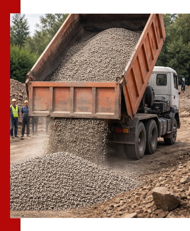 Доставка сыпучих материалов самосвалом в Североуральске быстро и надежно