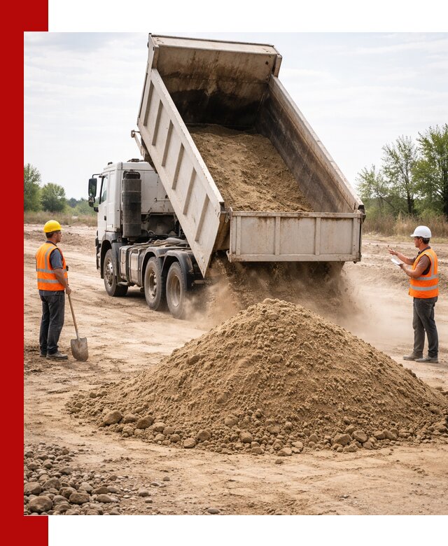 Доставка самосвалом 15 кубов в Североуральске за город и по городу