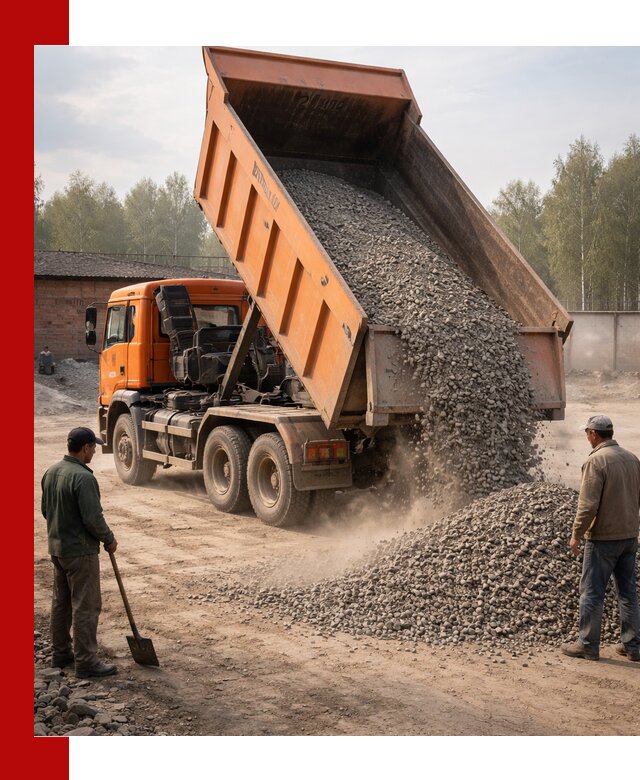 Доставка самосвалом 20 м3 в Североуральске быстро и надежно