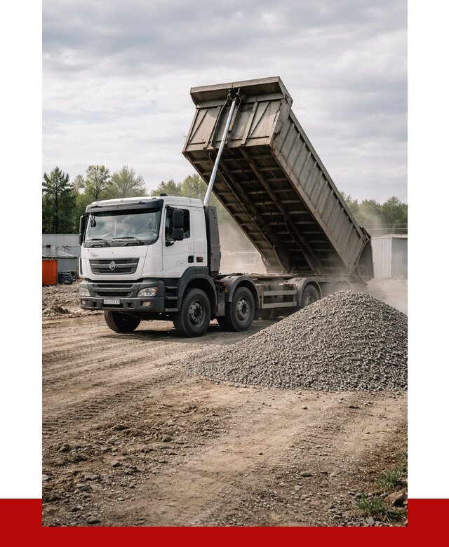 Доставка самосвалом 40 кубов в Североуральске от 9271 р. | ПРОНЕРУДСву