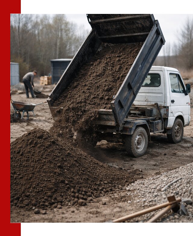Аренда минисамосвала в Североуральске для доставки сыпучих материалов