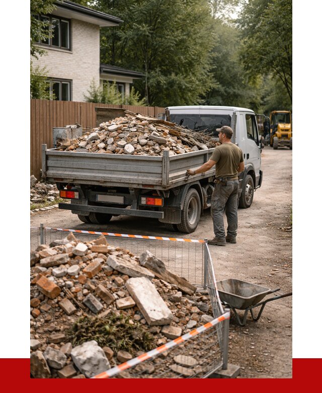 Вывоз строительного мусора с погрузкой в Североуральске от 7726 р | ПРОНЕРУДСву