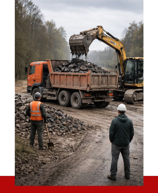 Вывоз асфальта в Североуральске от 4635 р. самосвалом ПРОНЕРУДСву