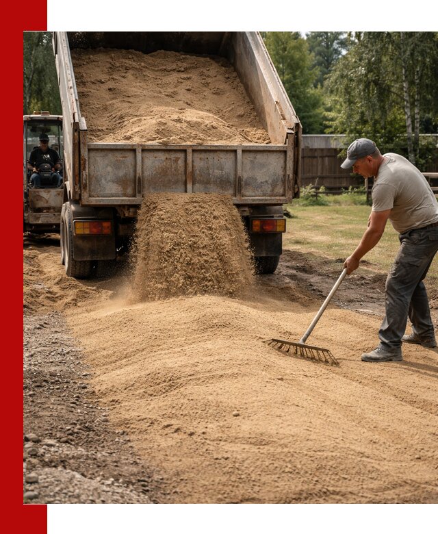 Отсыпка участка песком в Североуральске быстро и качественно