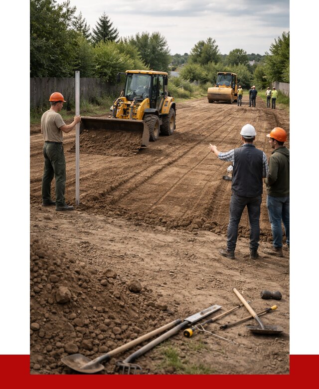 Планировка участка грунтом в Североуральске от 4635 р ПРОНЕРУДСву