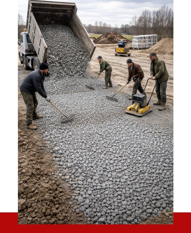 Устройство щебеночной подушки в Североуральске от 4635 р. ПРОНЕРУДСву